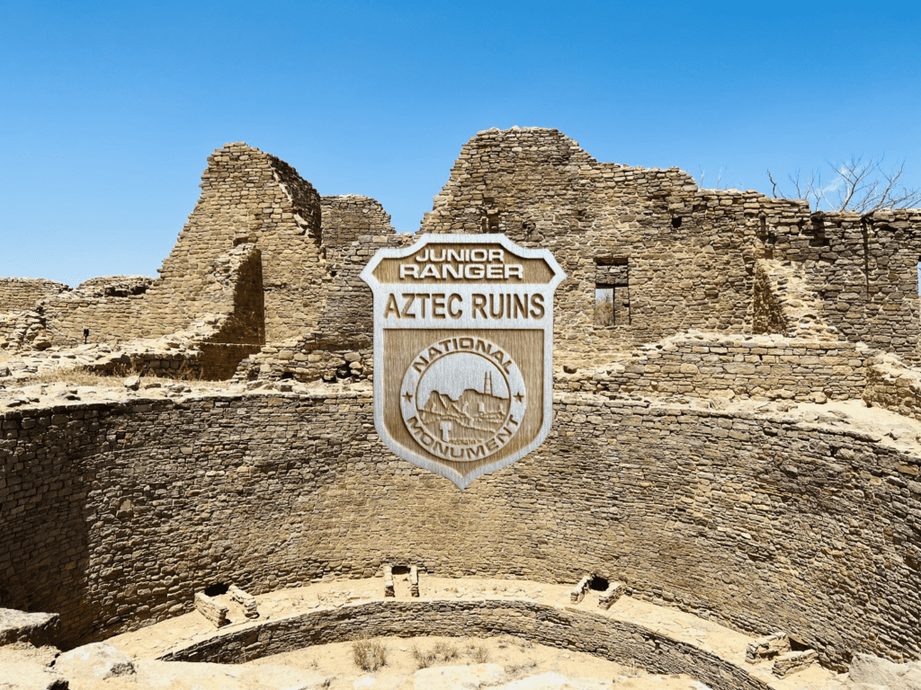 Aztec Ruins National Monument Junior Ranger Badge