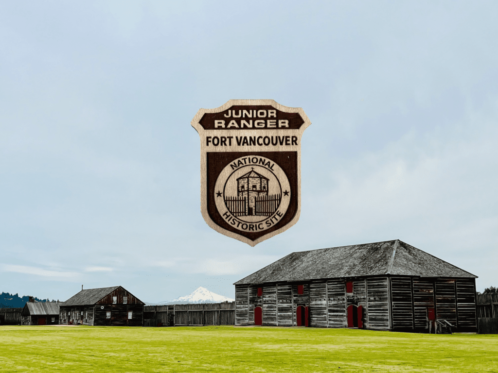 Fort Vancouver National Historic Site Junior Ranger badge