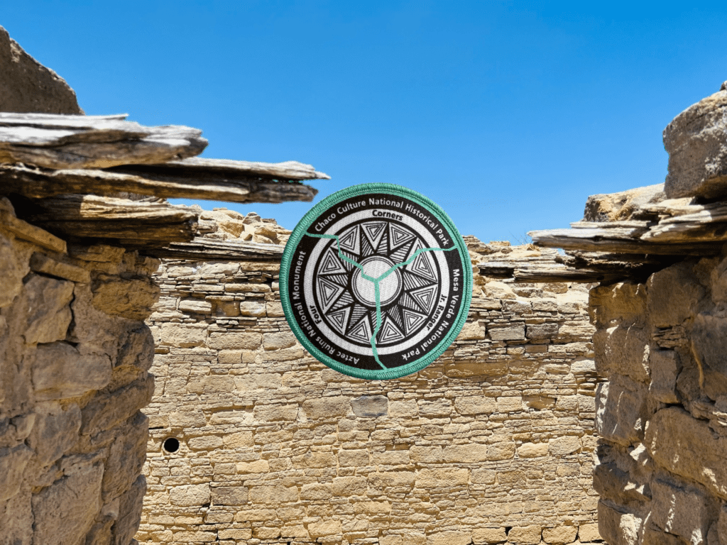 Four Corners Chaco Culture Mesa Verde Aztec Ruins Junior Ranger patch