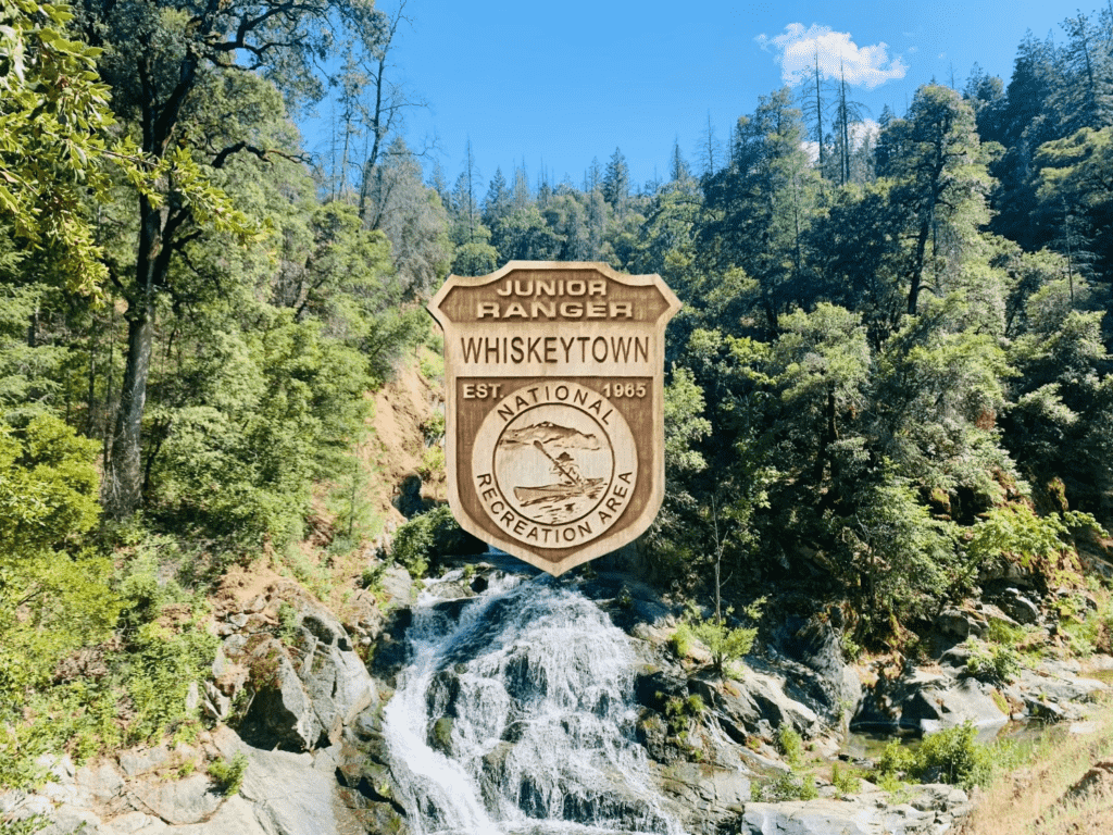 Whiskeytown National Recreation Area Junior Ranger badge