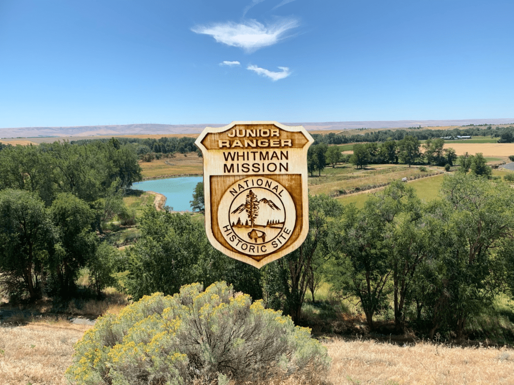 Whitman Mission National Historic Site Junior Ranger badge