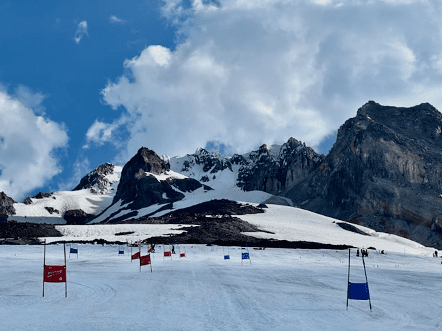 Mount Hood Summer Ski race gates