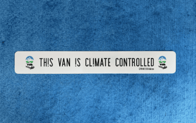 How to Let People Know Your Van is Pet Safe with Temperature Control Stickers for Your Windows